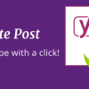 Yoast Duplicate Post – WordPress プラグイン | WordPress.org 日本語